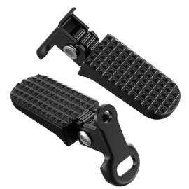 1 Pair of Bike Pegs, Aluminium Alloy Non-slip Ebike Foot Rear Pedals, Quick Release Footrests Durable Bicycle Peg for Folding Bike and Mountain Bikes