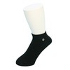 Spiral Tanaka Socks Streamline Anklet Type SKSS25AKB Black 25-27