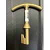 Jones stephens Solid Brass Water Meter Key J&S M07001 5.5”