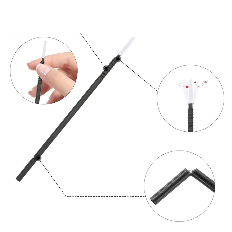 Long Tips Micro Brush Applicator, Disposable Micro Applicators with Longer