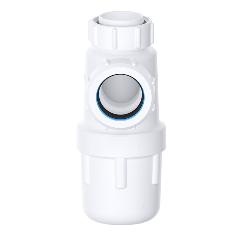 Universal Bottle Trap 32mm 1-1/4" with Anti-Slip Ring, Kitchen Sink