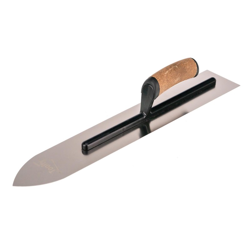 Toolty Flooring Trowel with Cork Handle - Stainless Steel -