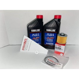 Yamaha Yamalube 10W-40 OEM Oil Change Kit - Fits: Yamaha Raptor 700 2006-2020