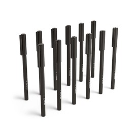 TRU RED Staples Ballpoint Pen, Medium Point, 1.0mm, Black, 36/Carton (TR52861-CCVS)