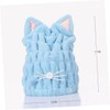 BIUDECO Cat Ear Hair Drying Towel Ultra-Absorbent Fast Drying Cap