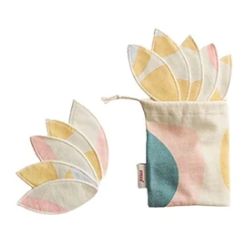 IMSEVIMSE Labia Pads, Pastel Hoop, Pack of 10