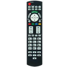 Replacement N2QAYB000486 Remote Control Applicable for Panasonic Plasma HDTV Viera TV TC-P65VT25 TC-P54G25 TC-P54VT25 TC-P54G20 TC-P46G25 TC-P50VT20 TC-46PGT24 TC-P50VT25 TC-P50G20 TC-L42D30 TC-P42G25
