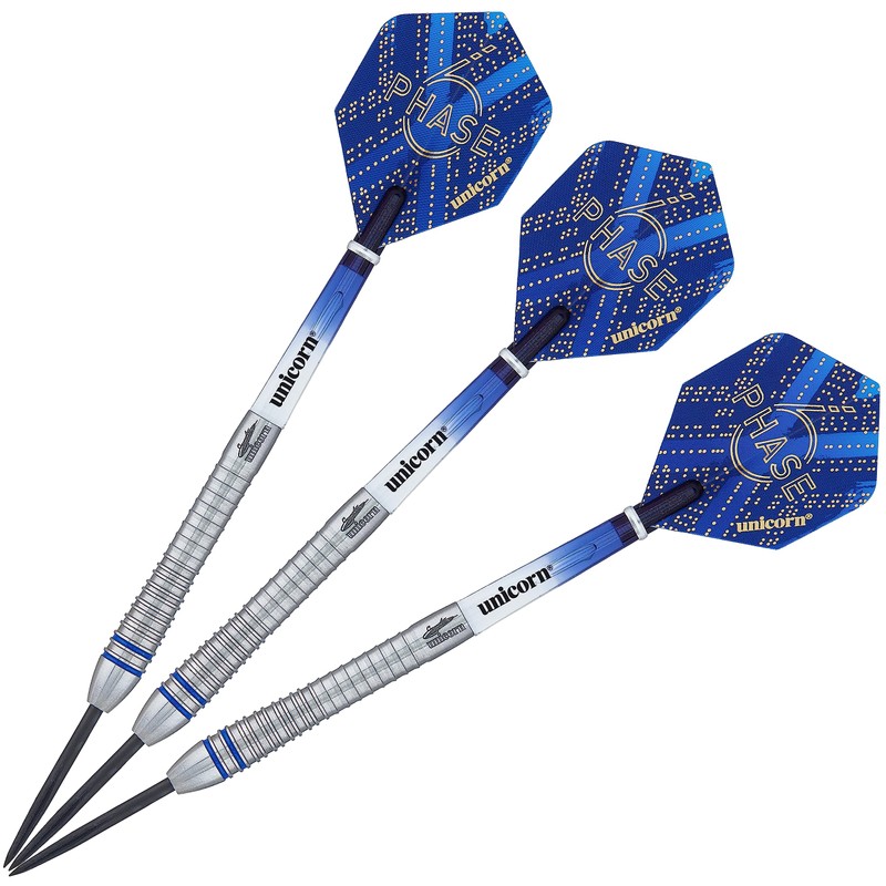 Unicorn Unisex World Champion Natural Darts, Blue, 25 G EU