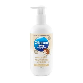 Oilatum Baby Naturally Nourishing Cream, Enriched with Natural Oatmeal, Provides Relief and Hydration for Up To 24 Hours, For Dry, Itchy and Eczema-Prone Skin, Suitable to Use from Birth, 1 x 350g