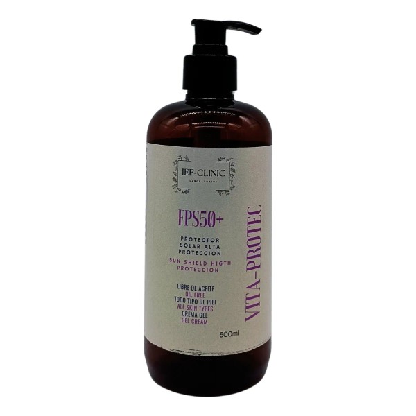 Vita-protec Bloqueador Solar Fps50 Todo Tipo Piel 500ml