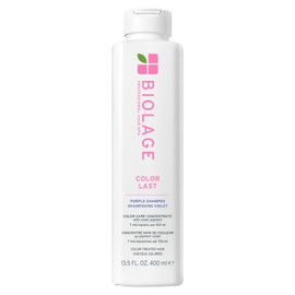 Biolage Color Last Purple Shampoo - pH Balancing Shampoo for Color-Treated Blonde Hair, Neutralizes Brass & Unwanted Warm Tones, Violet Pigments, Vegan, Paraben-Free, 13.5 Fl Oz, Packaging may vary