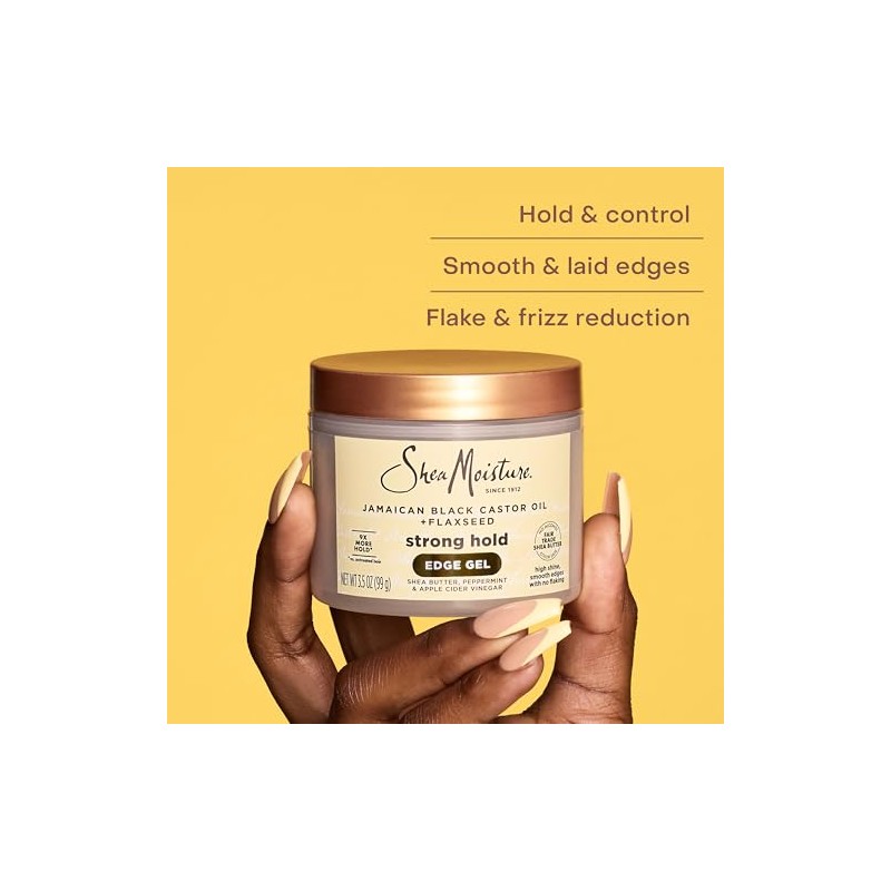 SheaMoisture Styling Aid - Aceite de ricino negro jamaicano, 3.5