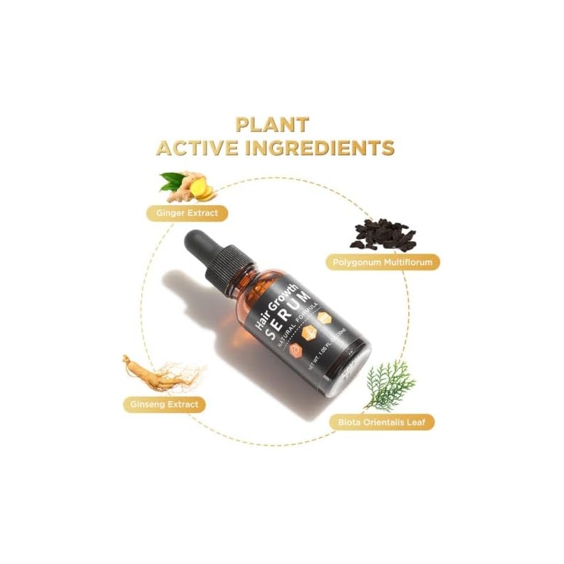 Suero para Crecimiento Capilar Fórmula Natural 30ml