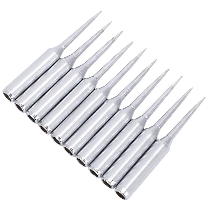 10pcs Lead Free Solder Iron Tip Set Soldering Iron Tip