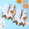 12 PCS Basketball Cheer Bows 8" Large Hair Bows Ponytail