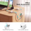 IFOCUTY 6 Pack Magnetic Cable Clips, Adhesive Cord Holder for