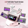 Thunelec Wireless Earbuds, Bluetooth 5.4 Headphones with Multifunctional Touch Screen,
