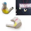 PUOO 4PCS Water Bird Whistle Toys of Ceramic with Hanging