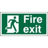 Seco Fire Exit - Man Running Right, Fire Exit Sign,