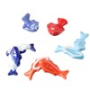 Vctitil 8Pcs/set Chopsticks Holder Ceramic Chopstick Rest Fish Shape Chopsticks