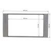 tomzz Audio 2415-068 Double DIN Radio Faceplate Compatible with Ford