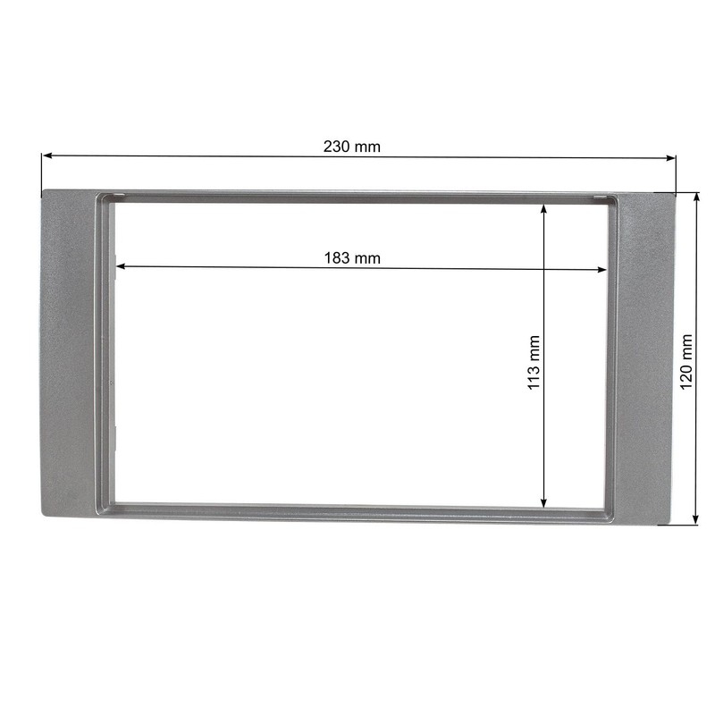 tomzz Audio 2415-068 Double DIN Radio Faceplate Compatible with Ford