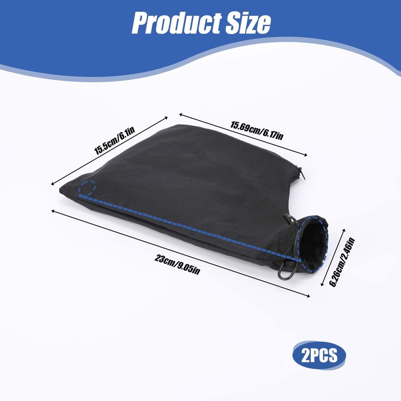2 Pcs Table Saw Miter Saw Dust Bag Black Dust