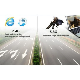 JAPOO RTL8811AU WiFi Wireless USB WiFi Adapter for Desktop PC and Laptop,600Mbps High Gain Dual Band 3.5dBi Antenna 5.8G/2.4G WiFi Adapter,Supports Win7/8/8.1/10/Linux (with Antenna)