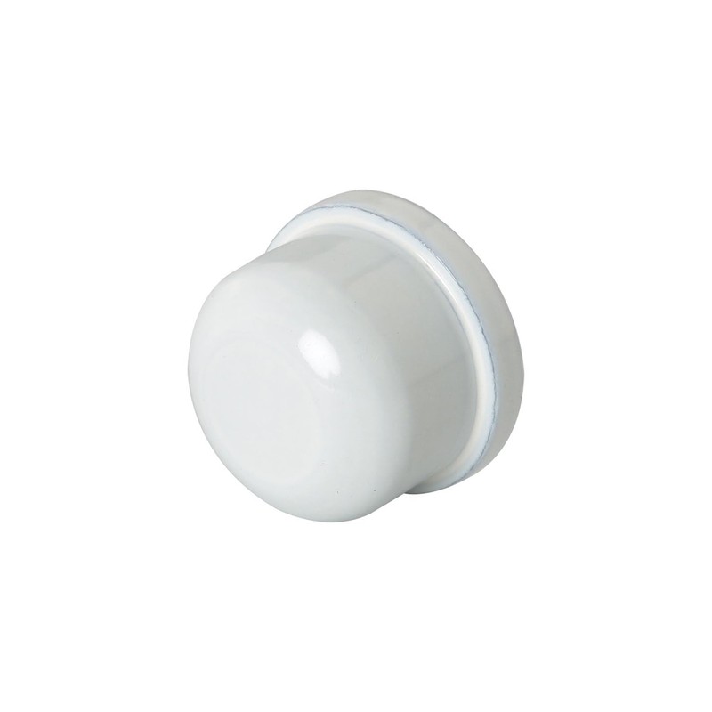 DGBRSM 2PCS White Solid Lamp Finials Caps Tapped of Tops
