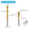 sourcing map Tap and Drill Bit Set, 1pcs M12 x