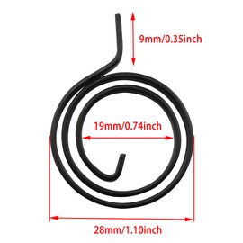 JianLing 6PCS Door Lock Handle Replacement Spring Handle Replacement for Anti Theft Wooden Bathroom Door Lock Bedroom Handle Lock Core Card Spring Round Quick Door Lock Universal Accessories