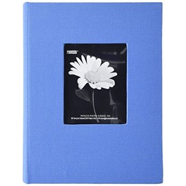5"X7" 1-UP 24 Photos Mini Fabric Frame Album - Sky Blue - Photo Album