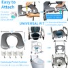 Toilet seat cushion, soft and comfortable seat accessories, waterproof leather,
