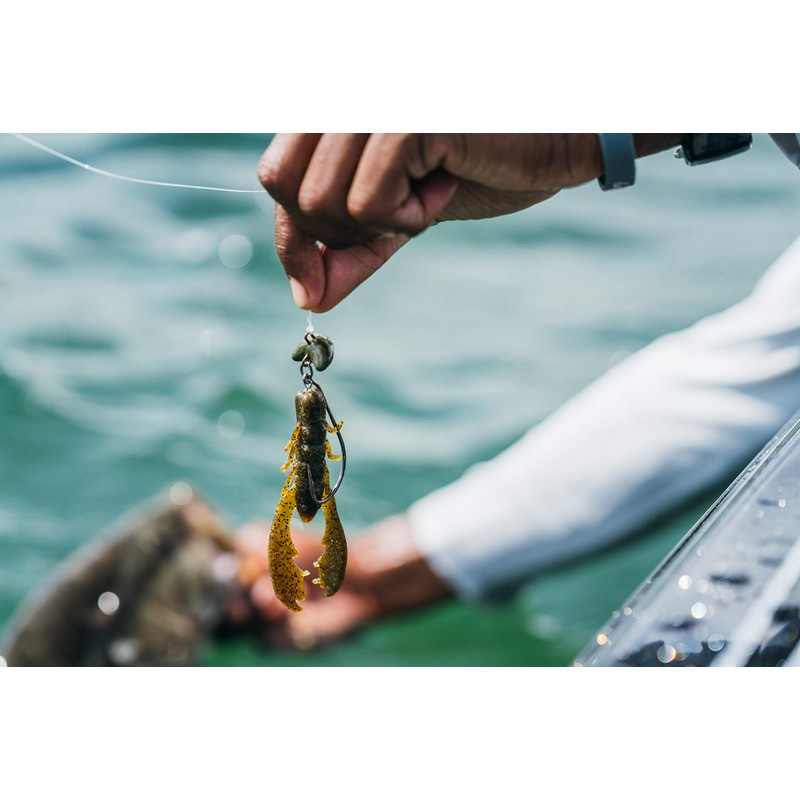 PowerBait Chigger Craw Green Pumpkin 3in | 8cm