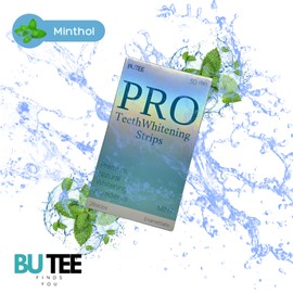 BUTEE Teeth Whitening Strips - Dental Whitening Strips for Sensitive Teeth and Oral Care - Professional Whitening Strip for Home Use to Achieve a Brighter Smile (28 Strips - 14 Treatments)