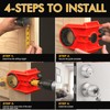 FTVOGUE Door Lock Installation Set Door Lock Hole Saw Kit
