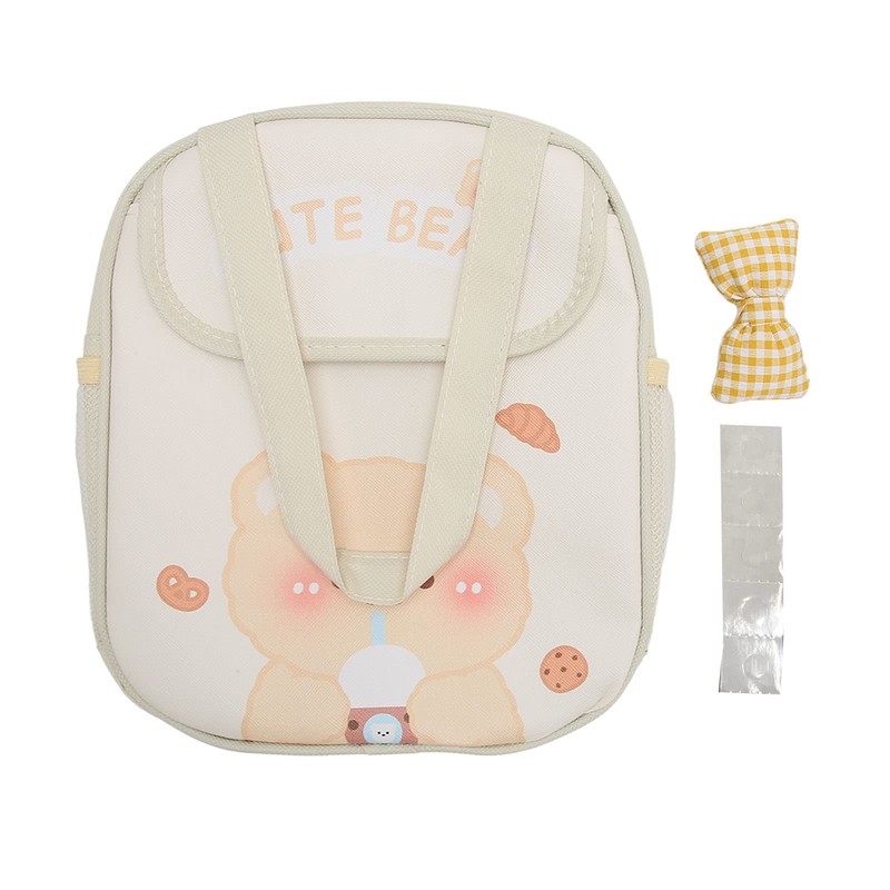 Chrees Insulated Lunch Bag for Girls Cartoon Pattern Large Capacity