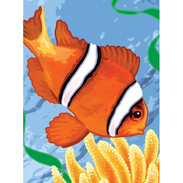 Royal & Langnickel 11 x 15 inch Clown Fish Pre-Printed