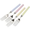 Kai FA5172 KAI Fork, Large, Striped Pattern, Made in Japan