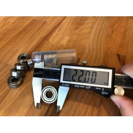 Onwon 10 Pieces Skateboard Bearings - 608 ZZ Sealed Double Shielded 8 x 22 x 7 Miniature Ball Bearings Pro Longboard Inline Skated Bearings