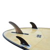 Fibreglass 6inch Centre Fin + 2 Honeycomb side fins (FCS