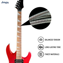 Stringjoy HVY137 7 String Signatures Nickel Electric Guitar Strings, (Heavy Bottom Extra Heavy Gauge, 13-74)