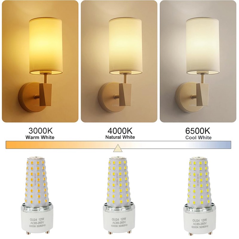 XRZT GU24 LED Bulb - 100W Equivalent, GU24 Base 2-Prong