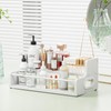 KLM Wood 2-Tier Liquor Bottle Display Shelf, Bar Counter Organizer