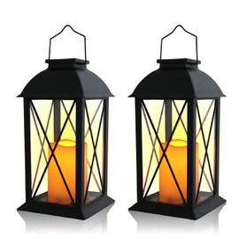 Afirst Solar Lantern Outdoor, 2 Pack Hanging Decorative Outdoor Lights Waterproof Umbrella Lights for Patio Garden, Table,Party Decor