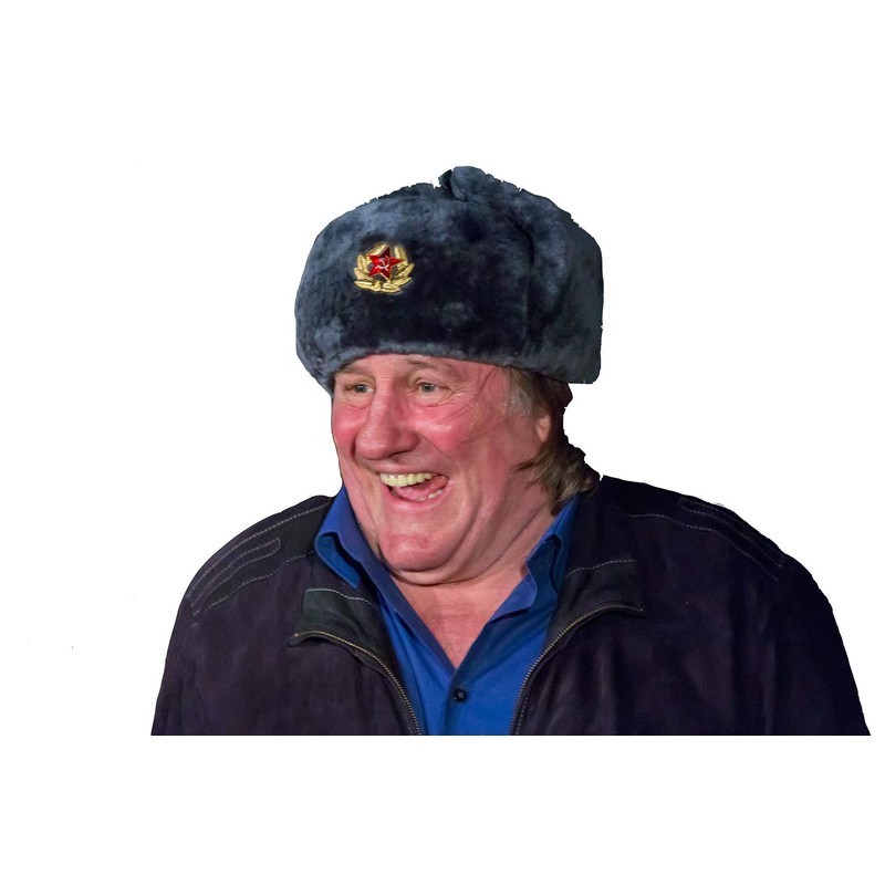 Gorro ruso Shapka Ushanka original (Gris, CH 58)