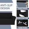 JIVINER Stretch Sofa Covers 1 Piece Couch Covers for 3