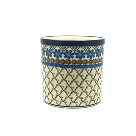 Polish Pottery Utensil Holder - Primrose
