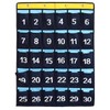ANIZER Numbered Pocket Chart Over Door Hanging Classroom Organizer for
