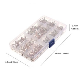 250 Pcs Fuel Line Hose Clip Single Wire Tubing Spring Clips Clamps 10 Size 5mm-14mm Fasteners Clamps Assortment Kit